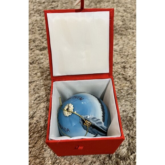 Niagara Falls, Canada Glass Christmas Ornament 3" With Box - Picture 7 of 8